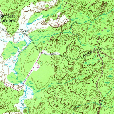 United States Geological Survey Natural Bridge, NY (1951, 24000-Scale) digital map