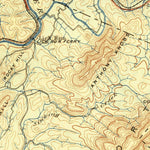 United States Geological Survey Natural Bridge, VA (1894, 62500-Scale) digital map