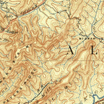 United States Geological Survey Natural Bridge, VA (1894, 62500-Scale) digital map