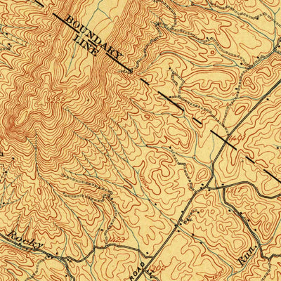 United States Geological Survey Natural Bridge, VA (1907, 62500-Scale) digital map
