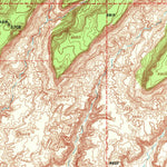 United States Geological Survey Natural Bridges, UT (1952, 62500-Scale) digital map
