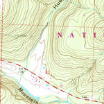 United States Geological Survey Natural Dam, AR-OK (1969, 24000-Scale) digital map
