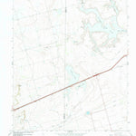 United States Geological Survey Natural Dam Lake, TX (1966, 24000-Scale) digital map
