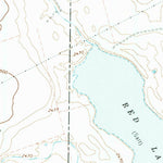 United States Geological Survey Natural Dam Lake, TX (1966, 24000-Scale) digital map