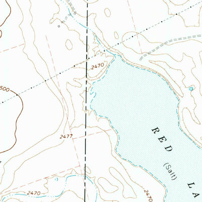United States Geological Survey Natural Dam Lake, TX (1966, 24000-Scale) digital map