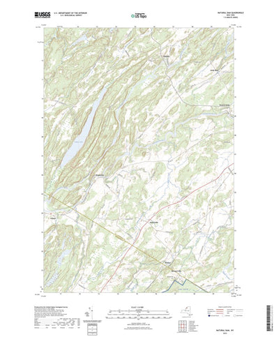 United States Geological Survey Natural Dam, NY (2023, 24000-Scale) digital map