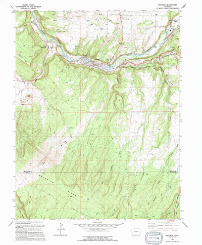 United States Geological Survey Naturita, CO (1994, 24000-Scale) digital map