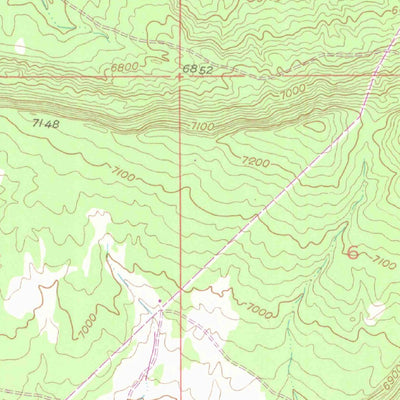 United States Geological Survey Naturita NW, CO (1948, 24000-Scale) digital map