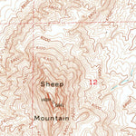 United States Geological Survey Natwick SW, WY (1953, 24000-Scale) digital map