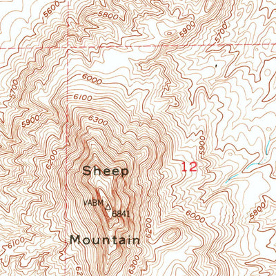 United States Geological Survey Natwick SW, WY (1953, 24000-Scale) digital map