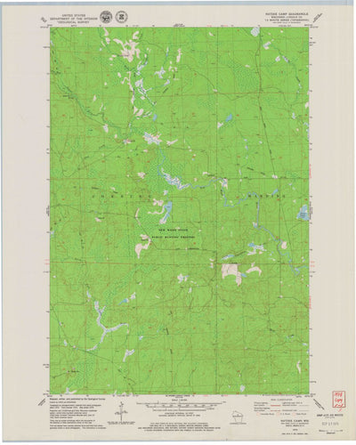 United States Geological Survey Natzke Camp, WI (1978, 24000-Scale) digital map