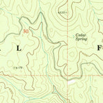 United States Geological Survey Naufus Creek, CA (1979, 24000-Scale) digital map
