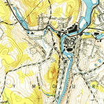 United States Geological Survey Naugatuck, CT (1943, 31680-Scale) digital map