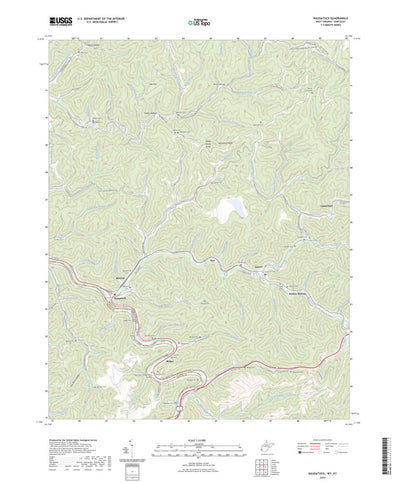 United States Geological Survey Naugatuck, WV (2023, 24000-Scale) digital map