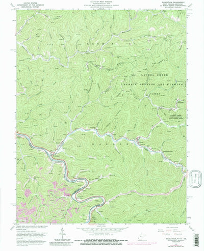 United States Geological Survey Naugatuck, WV-KY (1963, 24000-Scale) digital map