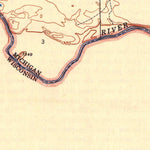 United States Geological Survey Naults, MI-WI (1947, 24000-Scale) digital map
