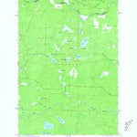 United States Geological Survey Naults, MI-WI (1962, 24000-Scale) digital map