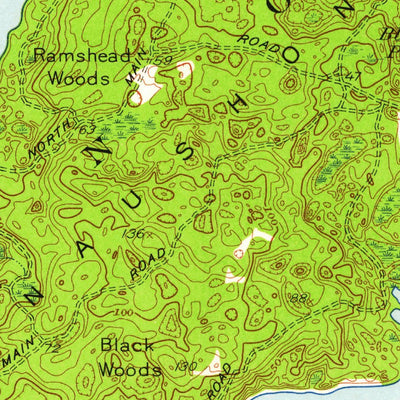 United States Geological Survey Naushon Island, MA (1949, 24000-Scale) digital map