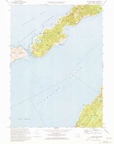 United States Geological Survey Naushon Island, MA (1972, 24000-Scale) digital map