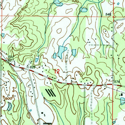 United States Geological Survey Nauvoo, AL (2000, 24000-Scale) digital map