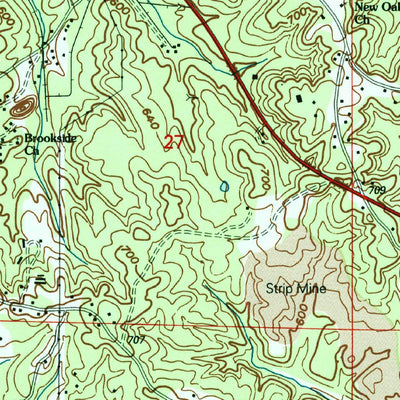 United States Geological Survey Nauvoo, AL (2000, 24000-Scale) digital map