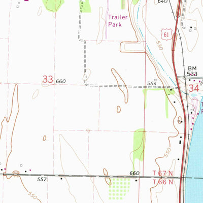 United States Geological Survey Nauvoo, IL-IA (1964, 24000-Scale) digital map