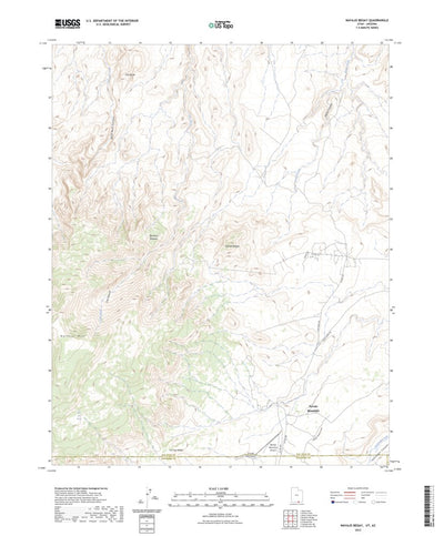 United States Geological Survey Navajo Begay, UT (2023, 24000-Scale) digital map