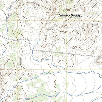 United States Geological Survey Navajo Begay, UT (2023, 24000-Scale) digital map