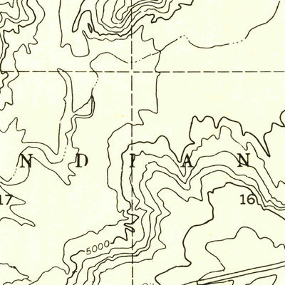 United States Geological Survey Navajo Canyon, UT (1958, 24000-Scale) digital map