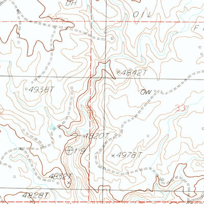 United States Geological Survey Navajo Canyon, UT (1985, 24000-Scale) digital map