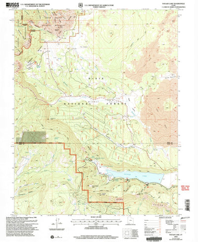 United States Geological Survey Navajo Lake, UT (2002, 24000-Scale) digital map