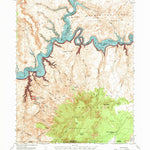 United States Geological Survey Navajo Mountain, UT-AZ (1953, 62500-Scale) digital map
