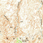 United States Geological Survey Navajo Mountain, UT-AZ (1953, 62500-Scale) digital map