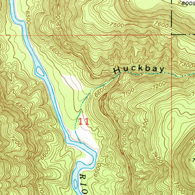 United States Geological Survey Navajo Peak, NM (1953, 24000-Scale) digital map