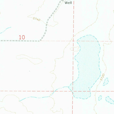 United States Geological Survey Navajo South, AZ (1972, 24000-Scale) digital map