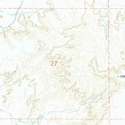United States Geological Survey Navajo South, AZ (1972, 24000-Scale) digital map