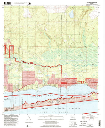 United States Geological Survey Navarre, FL (1994, 24000-Scale) digital map