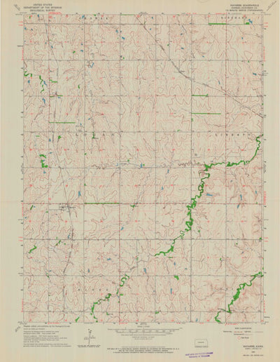 United States Geological Survey Navarre, KS (1964, 24000-Scale) digital map