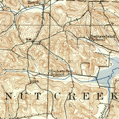 United States Geological Survey Navarre, OH (1914, 62500-Scale) digital map