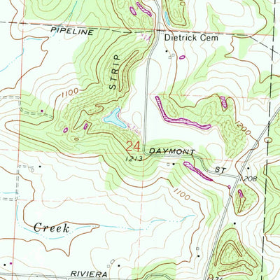 United States Geological Survey Navarre, OH (1961, 24000-Scale) digital map