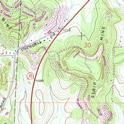 United States Geological Survey Navarre, OH (1961, 24000-Scale) digital map