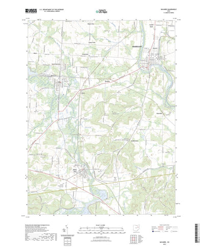 United States Geological Survey Navarre, OH (2023, 24000-Scale) digital map