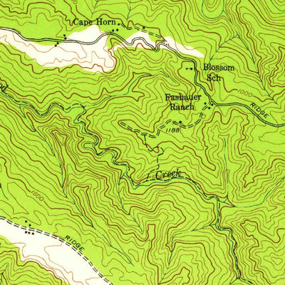 United States Geological Survey Navarro, CA (1943, 62500-Scale) digital map