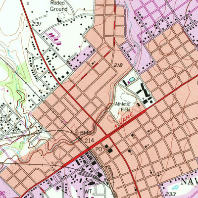 United States Geological Survey Navasota, TX (1958, 24000-Scale) digital map