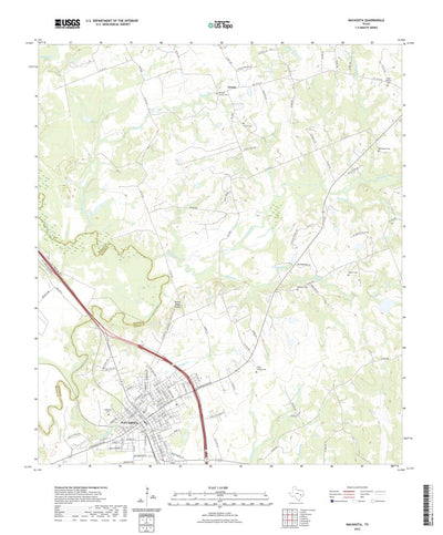 United States Geological Survey Navasota, TX (2022, 24000-Scale) digital map