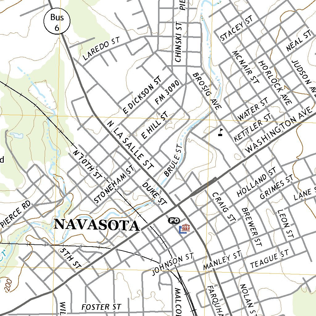 Navasota, TX (2022, 24000-Scale) Map by United States Geological Survey ...