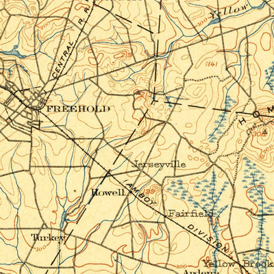 United States Geological Survey Navesink, NJ-NY (1902, 125000-Scale) digital map