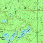 United States Geological Survey Nawakwa Lake, MI (1968, 24000-Scale) digital map