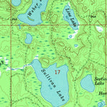 United States Geological Survey Nawakwa Lake, MI (1968, 24000-Scale) digital map