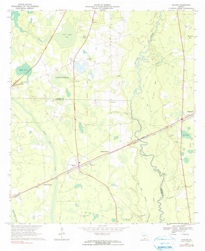 United States Geological Survey Naylor, GA (1968, 24000-Scale) digital map